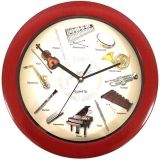 Часы музыкальные инструменты
